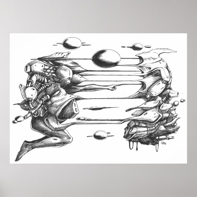 Poster Gênese cibernética (Frente)