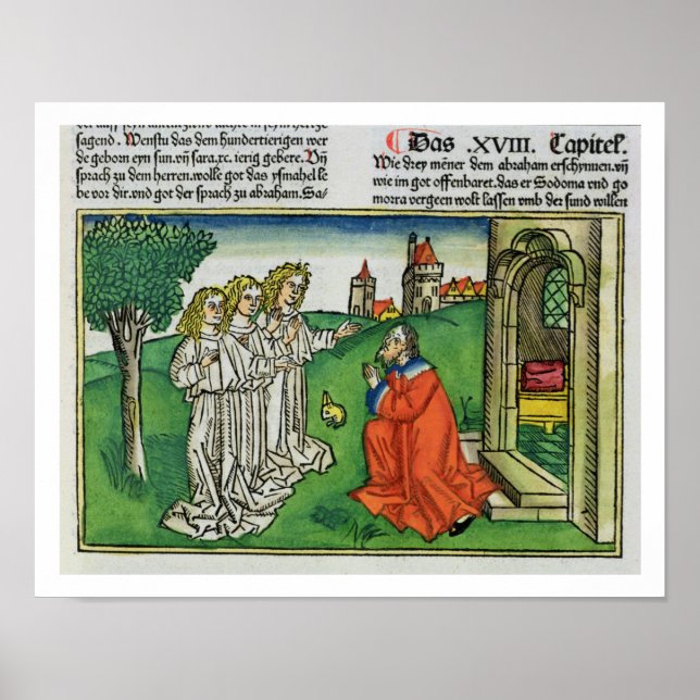 Póster Gênesis 18 2 Abraão e os Três Ângulos, de (Frente)