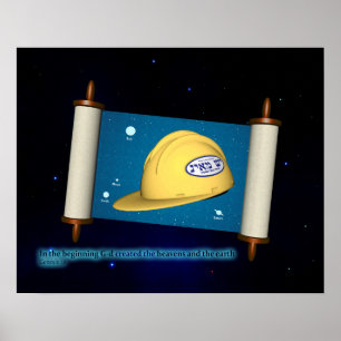 Póster Gênesis 1:1 - Construção