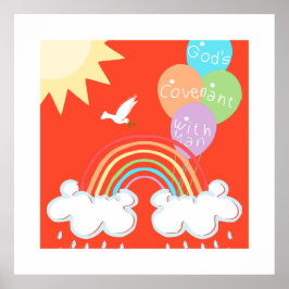 Poster Gênesis 9 A Aliança de Deus com a Humanidade o Arc