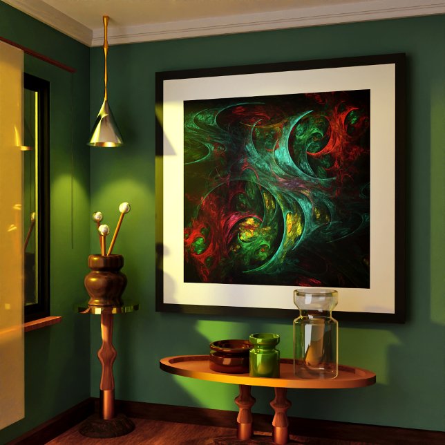 Póster Gênesis Abstrato Art (Genesis Abstract Art Poster)