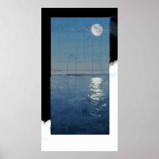 Póster Gênesis Dia 2: Waters 2014 digital painting (Frente)