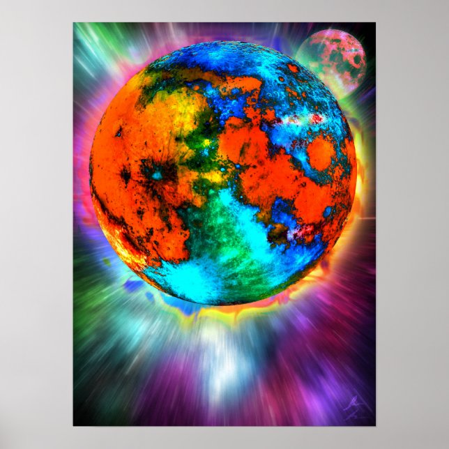 Póster Gênesis lunar (Frente)