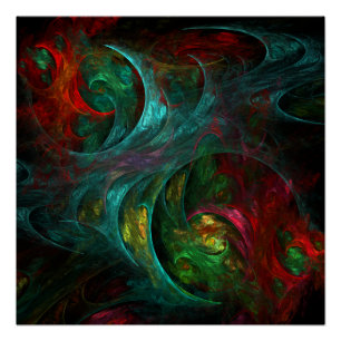 Póster Genesis Nova Abstrato Art