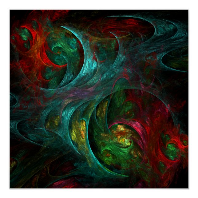 Póster Genesis Nova Abstrato Art (Frente)