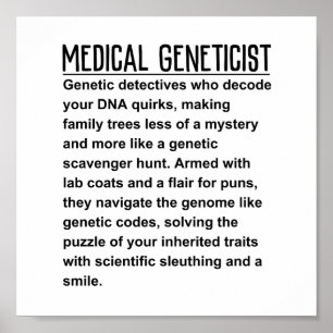 Poster Geneticista Médica