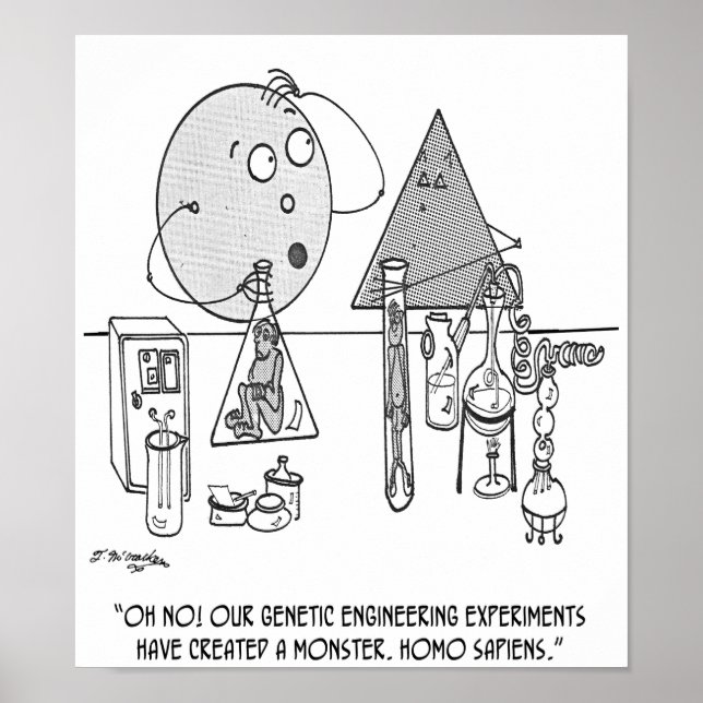 Póster Genetics Cartoon 0313 (Frente)