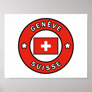 Poster Genève Suisse