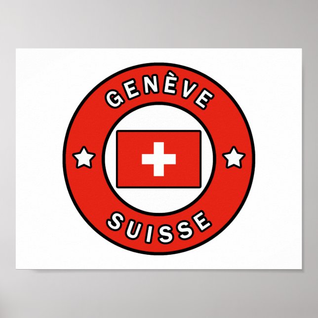 Poster Genève Suisse (Frente)
