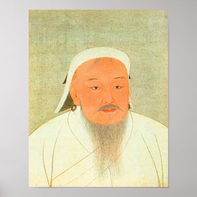 Poster Genghis Khan Portrait (Frente)