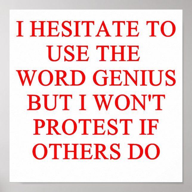 PÓSTER GÊNIO (Frente)