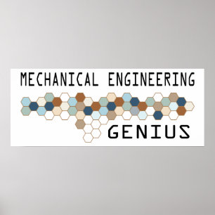 Poster Gênio da engenharia mecânica