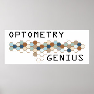 Póster Gênio da optometria