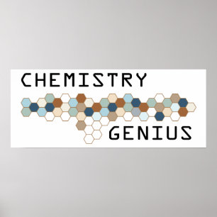 Póster Gênio da química