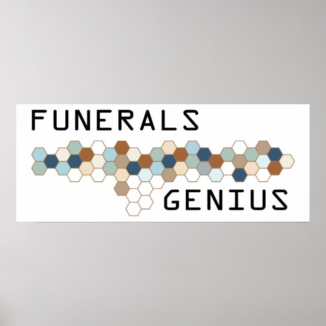 Poster Gênio dos Funerais (Frente)