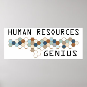 Poster Gênio dos recursos humanos