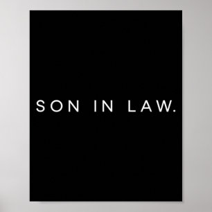 Poster Genro Minimalista Letreiro Filhas Marido