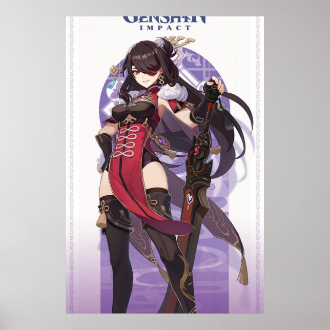 Poster Genshin Impact Beidou (Frente)