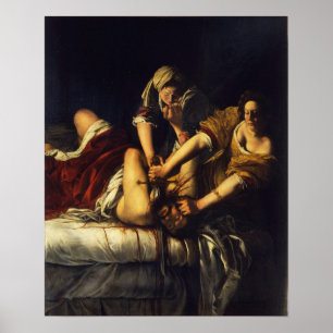 Poster Gentileschi - Giuditta Decapita Oloferne