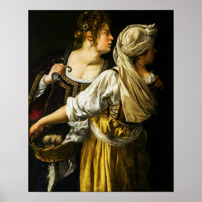 Poster Gentileschi - Judith (Frente)