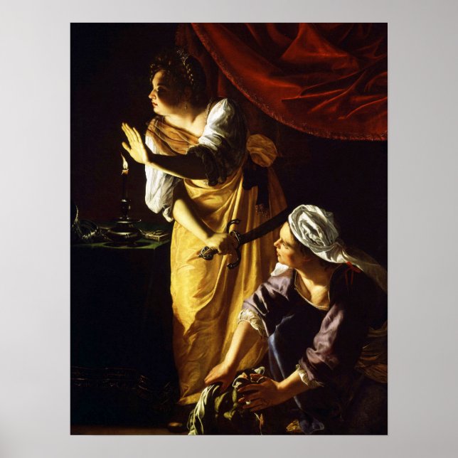 Poster Gentileschi - Judith E Maidservant (Frente)