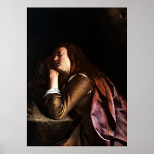 Poster Gentileschi - Magdalene Penitent