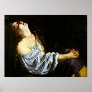 Poster Gentileschi - Mary Magdalene