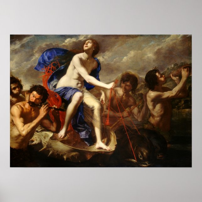 Poster Gentileschi - O Triunfo De Galatea 1650 (Frente)