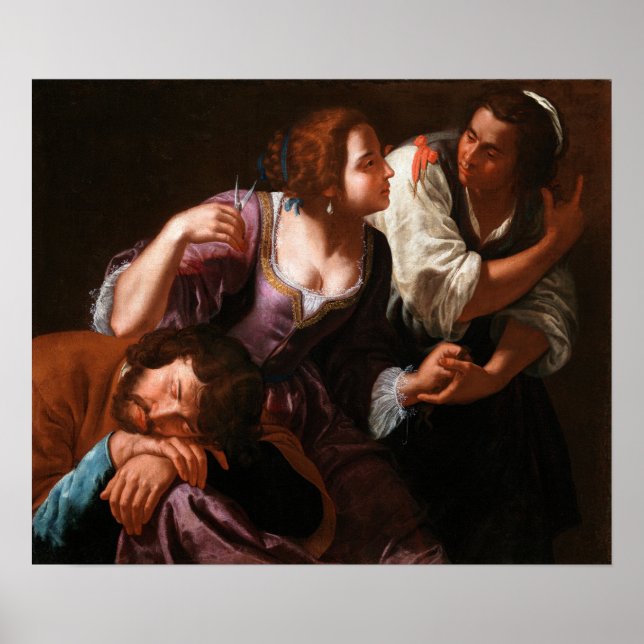 Poster Gentileschi - Samson E Delilah (Frente)