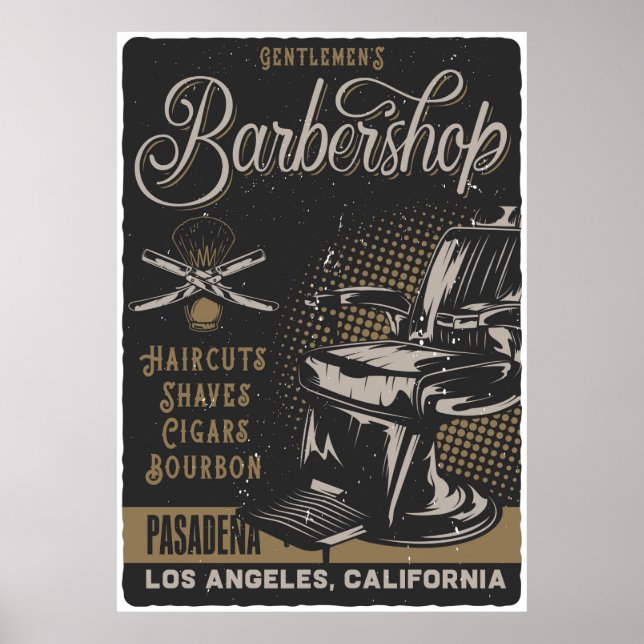 Poster Gentlemens Barbershop (Frente)