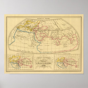 Póster Geografia de Ptolomeu