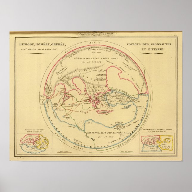Poster Geographie des Grecs Primitivo (Frente)