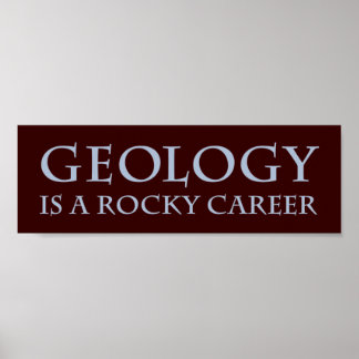 Póster Geologia: Rocky Career