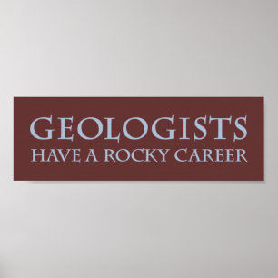 Póster Geólogos: Rocky Career