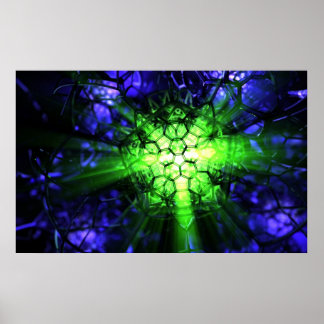 Póster Geomancy (verde)