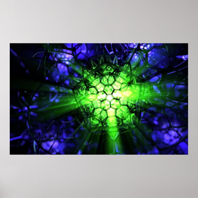 Póster Geomancy (verde) (Frente)