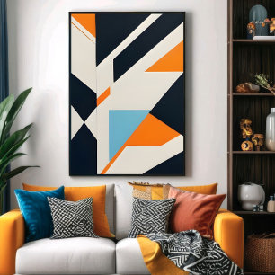 Poster Geometria Abstrata Camada