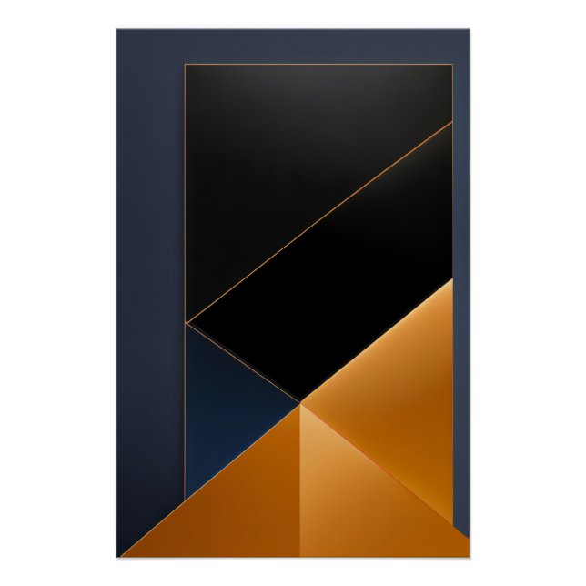 Póster Geometria da essência (Frente)