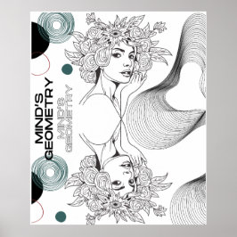 Poster Geometria da mente