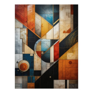 Póster Geometria da Poster de Abstrato
