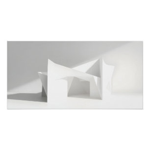 Póster Geometria de Papel Elegante