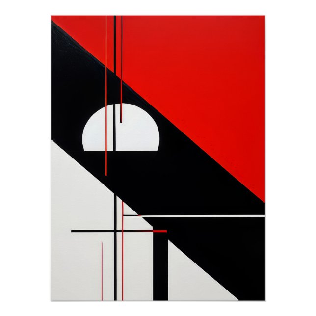Póster Geometria Decorativa (Frente)