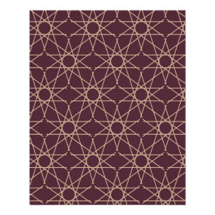 Póster Geometria do Crepúsculo de Petra