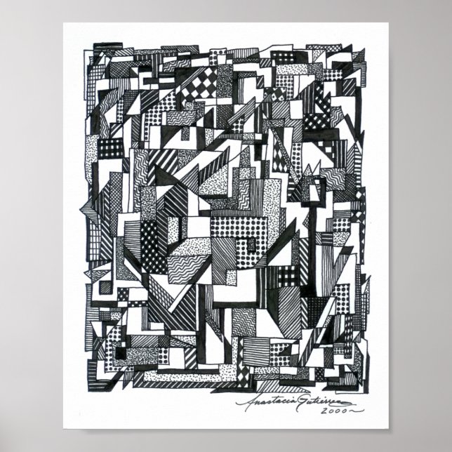 Póster Geometria Emergente (Frente)