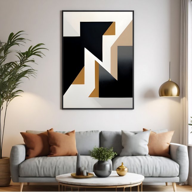 Poster Geometria Interconectada (Criador carregado)