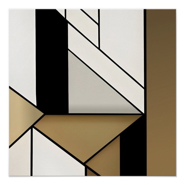 Póster Geometria Linear (Frente)