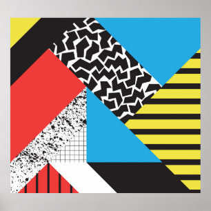 Poster Geometria Moderna: Estilo sem Abstrato