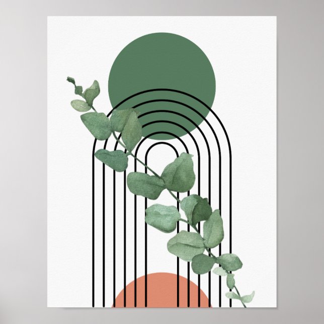 Poster Geometria orgânica (Frente)