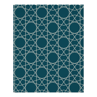 Póster Geometria Pérola de Isfahan