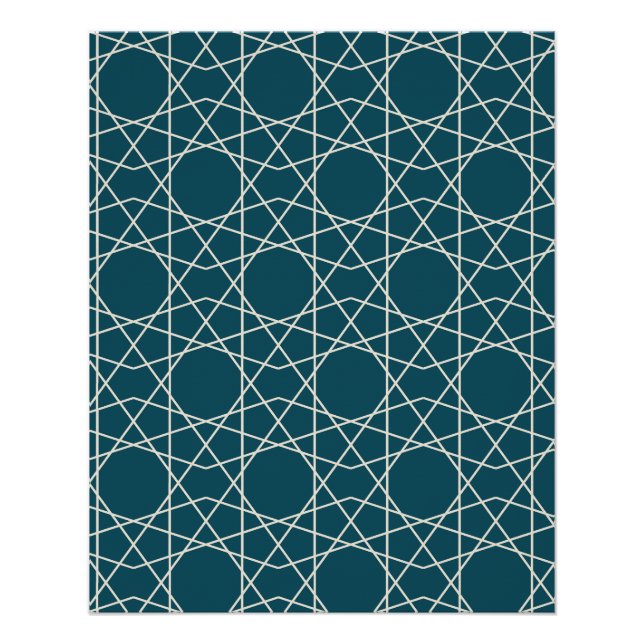 Póster Geometria Pérola de Isfahan (Frente)